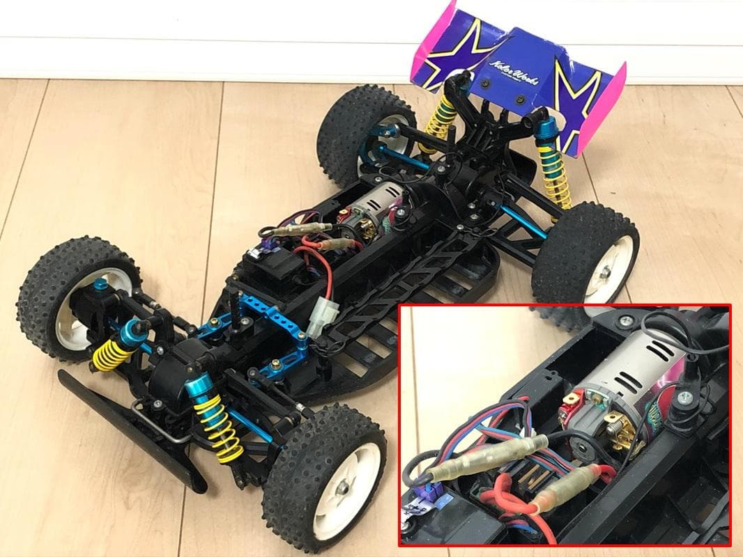 タミヤ　電動RC　ラジコン　本体　プロポ　充電器　バッテリー　おまけ　5点セット