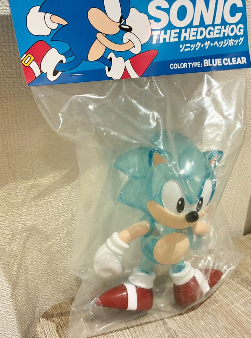 SOFVIPS ソニックザヘッジホッグ ブルークリア ソフビ フィギュア 新品