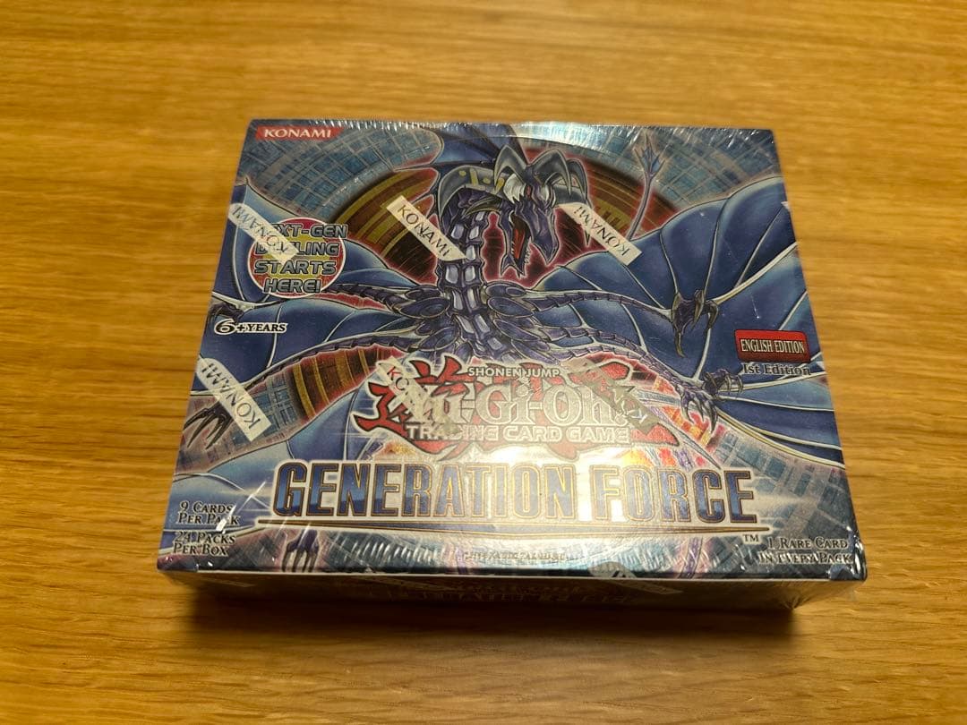遊戯王　ジェネレーション・フォース　英語版　1st　未開封　BOX