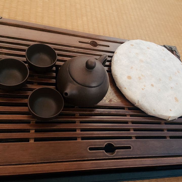 哈尼古茶 雲南省 プーアル茶「哈尼古樹」野放茶 2002年 極上品