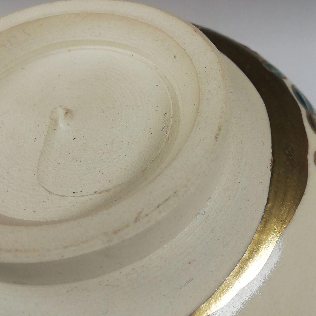 Ｔ６３４　茶碗　『仁清　花車』『寿楽 造』　共箱　抹茶碗　茶道具