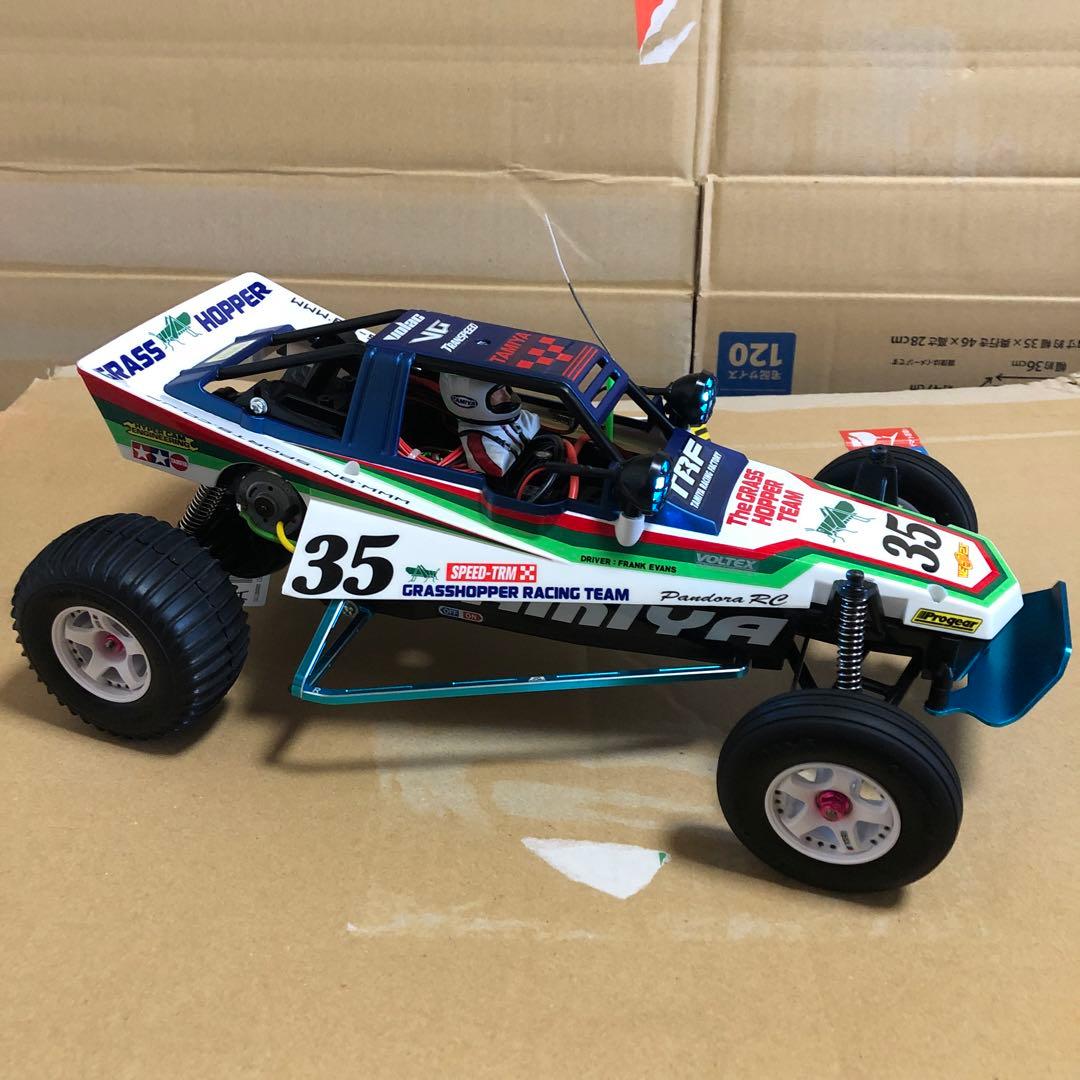 タミヤ RC グラスホッパー(復刻版) メカ付フルセット LED 完成品 未走行