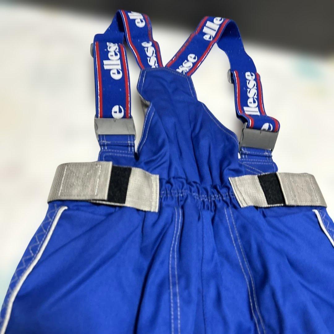 ellesseエレッセ　フランス代表ココリコ　スキーウェア 上下セットM白ブルー