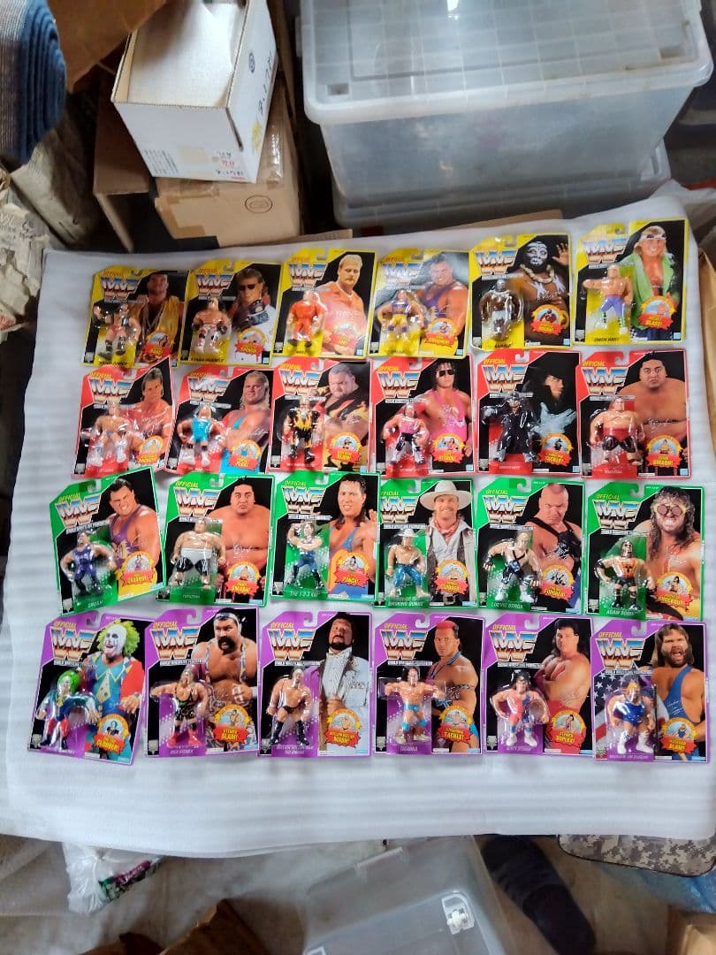 ハズブロ　WWF 　フィギュア 94個セット 未開封新品同様　奇跡の完全セット！