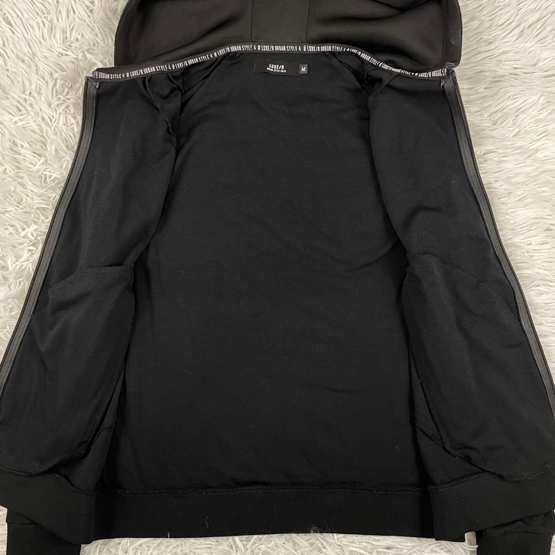 LUXE/R ジャージ　パーカー　セットアップ　M ブラック