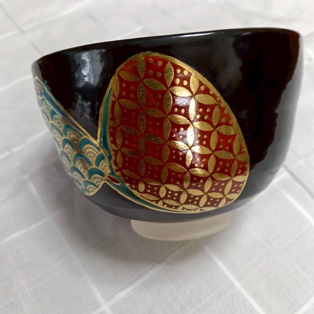京焼 清水焼 雛絵 抹茶碗 共箱 茶道具 ひな祭り