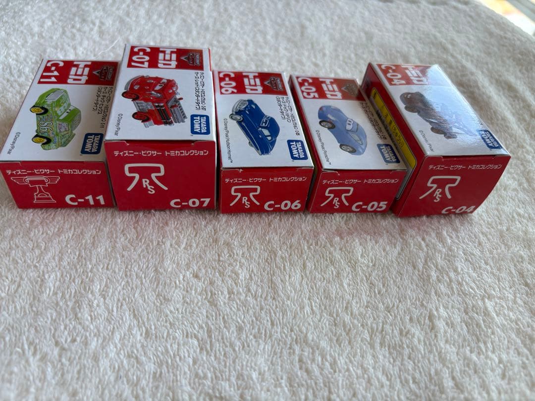 ディズニー トミカ カーズ C-04、05、06、07、11 まとめて5台セット