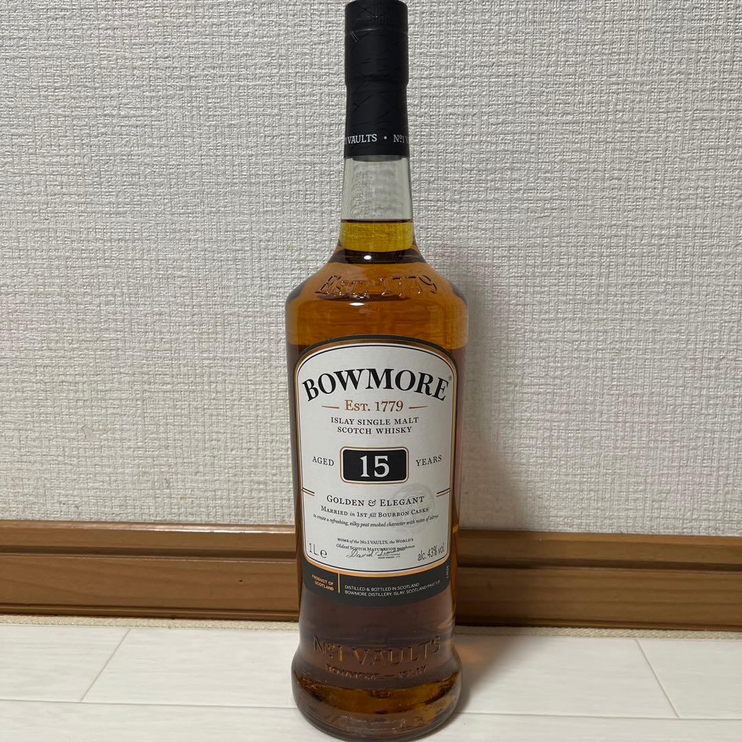 BOWMORE 15年 スコッチウイスキー 1L 43%