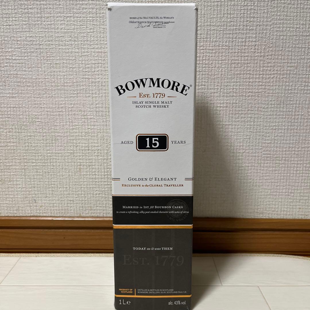 BOWMORE 15年 スコッチウイスキー 1L 43%