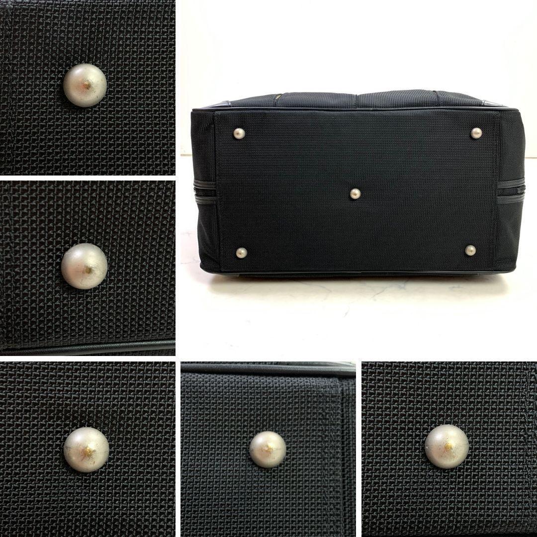 バーバリーゴルフ 2way ボストンバッグ ブラック ロゴ　大容量