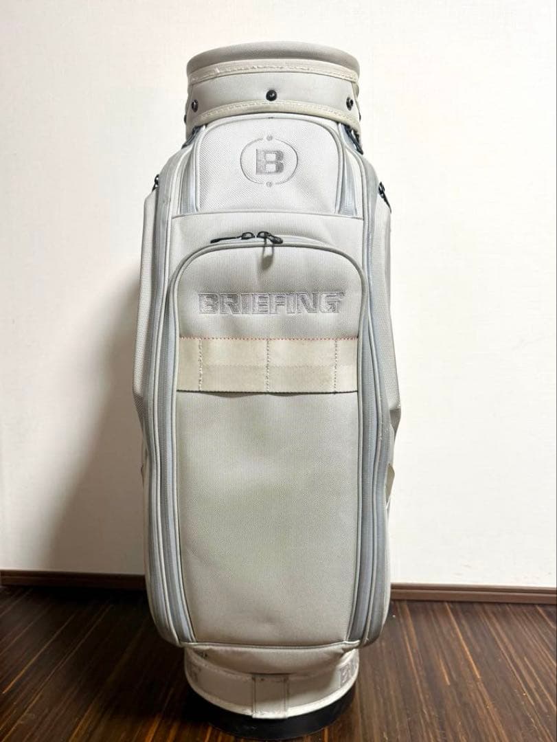 BRIEFING キャディバッグ CR-3 ホワイト シルバー ブリーフィング
