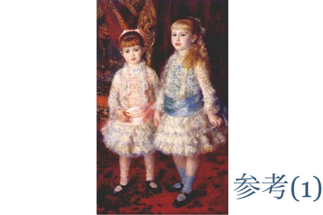 絵画　ルノワール／「可愛いイレーヌ」