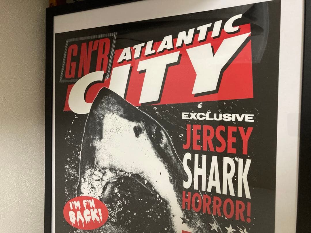 レア　Guns N' Roses リトグラフ　ガンズアンドローゼズ ポスター1日