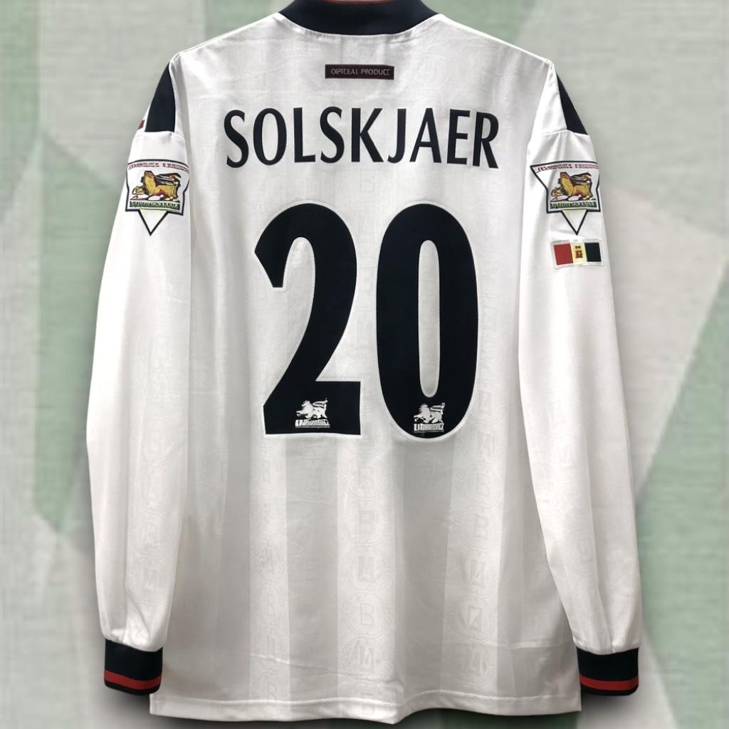 98/99 マンチェスター・ユナイテッド アウェイ 長袖 20番 スールシャール