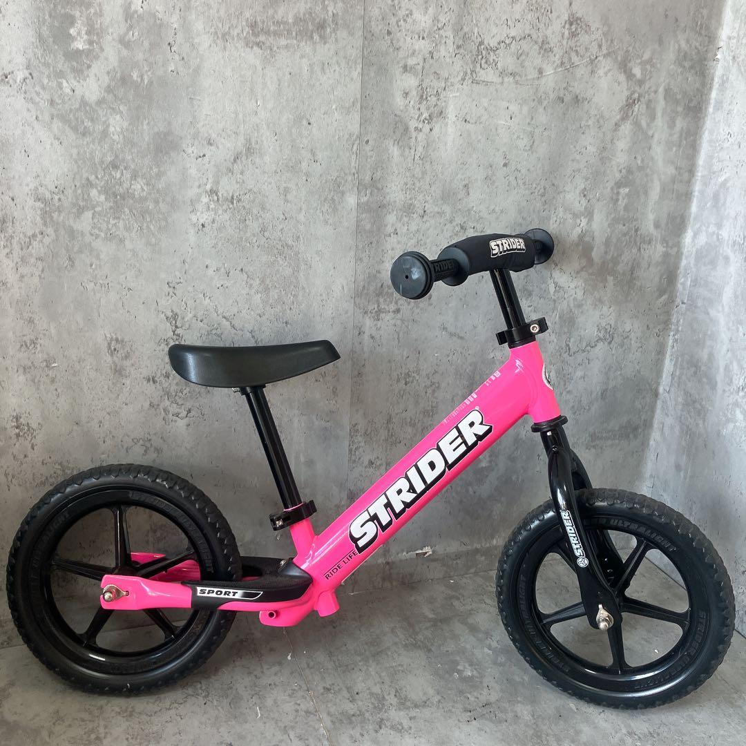 【美品】ストライダー スポーツ 12インチ 子供 自転車 ピンク 日本正規品