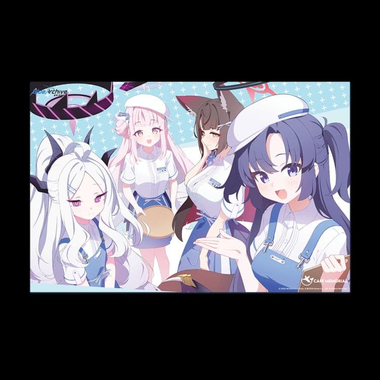 韓国限定)ブルーアーカイブ メモリアル カフェ フルセット!