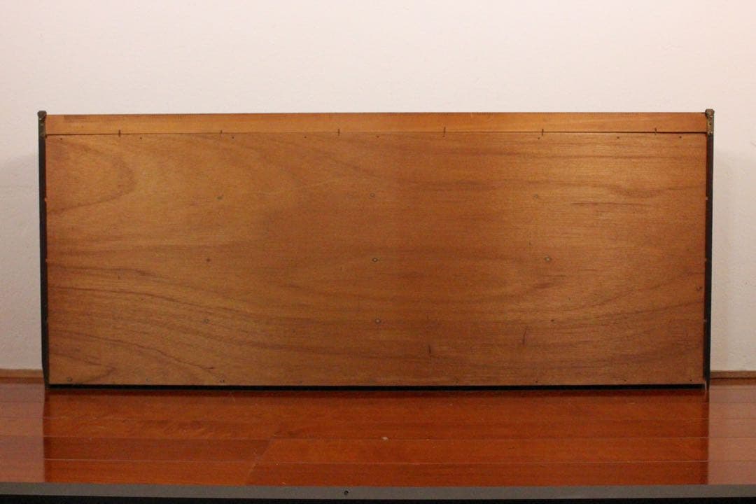 No5230 ヴィンテージ　木製吊り棚　高さ42×横幅101.5cm 送料無料