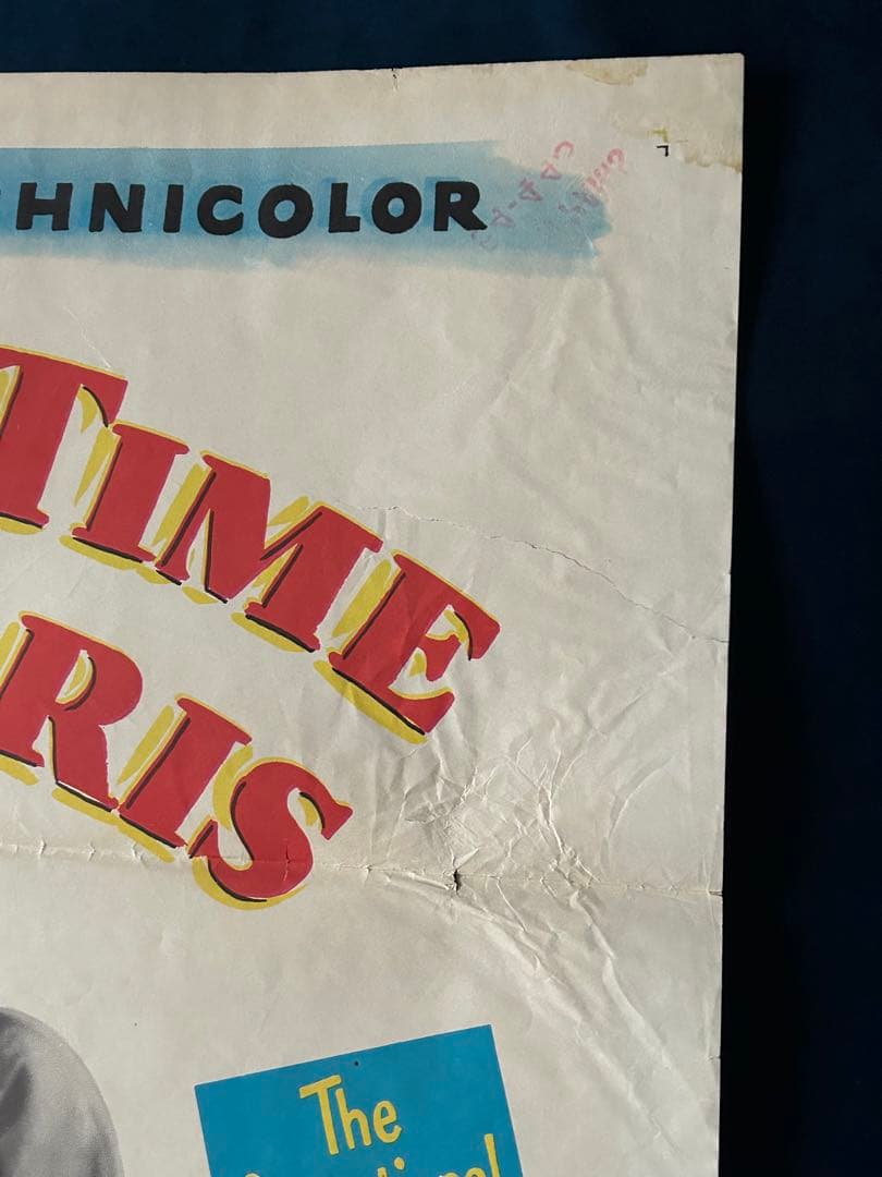 雨の朝巴里に死す　USオリジナル映画ポスター