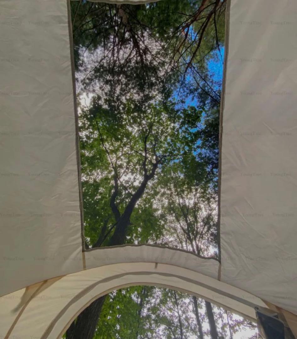 <希少>ミューズ ワンタッチ ポップアップテント E アイボリー