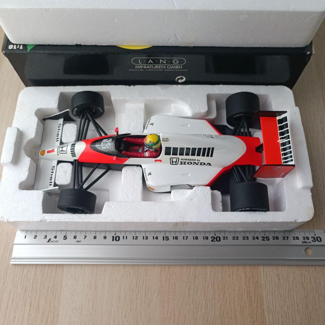 アイルトンセナ レーシングカーコレクション 1/18 マクラーレンホンダ1989