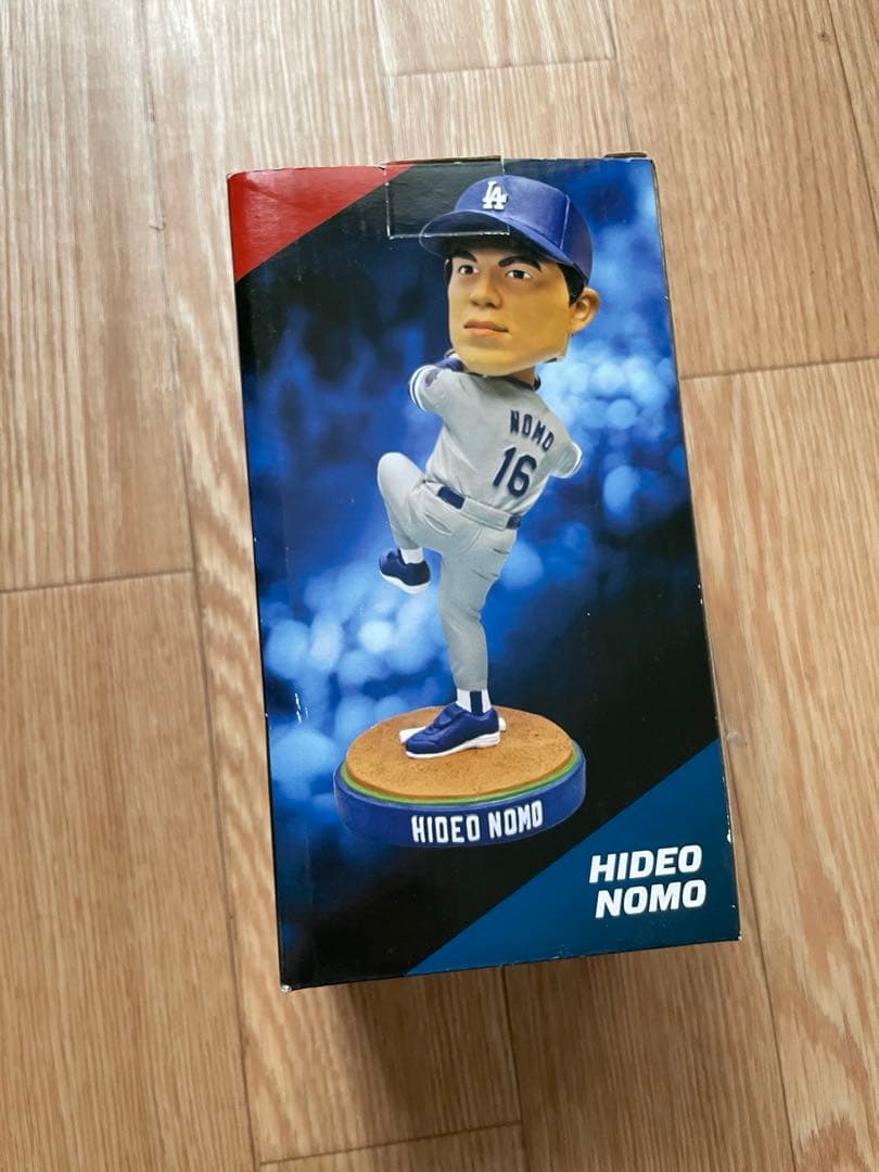 袋未開封　ボブルヘッド　Hideo Nomo フィギュア 16番 ドジャース
