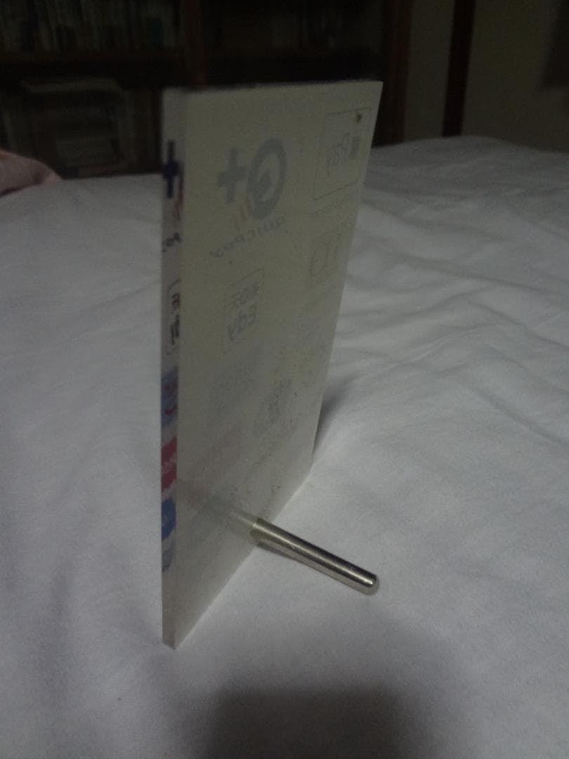 卓上型電子マネー決済案内スタンド　　 アクリル製　　非売品