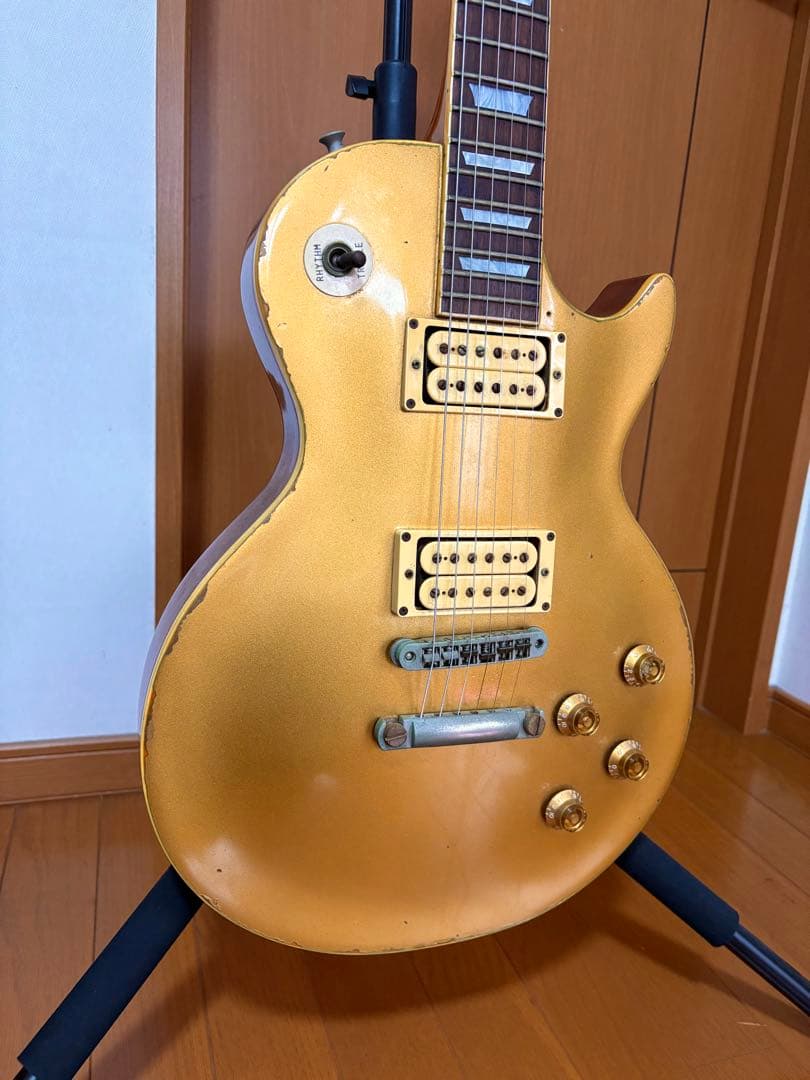 グレコ (ワンオーナー)79年式ＥＧ-700 ゴールドトップ 当時のバック付き