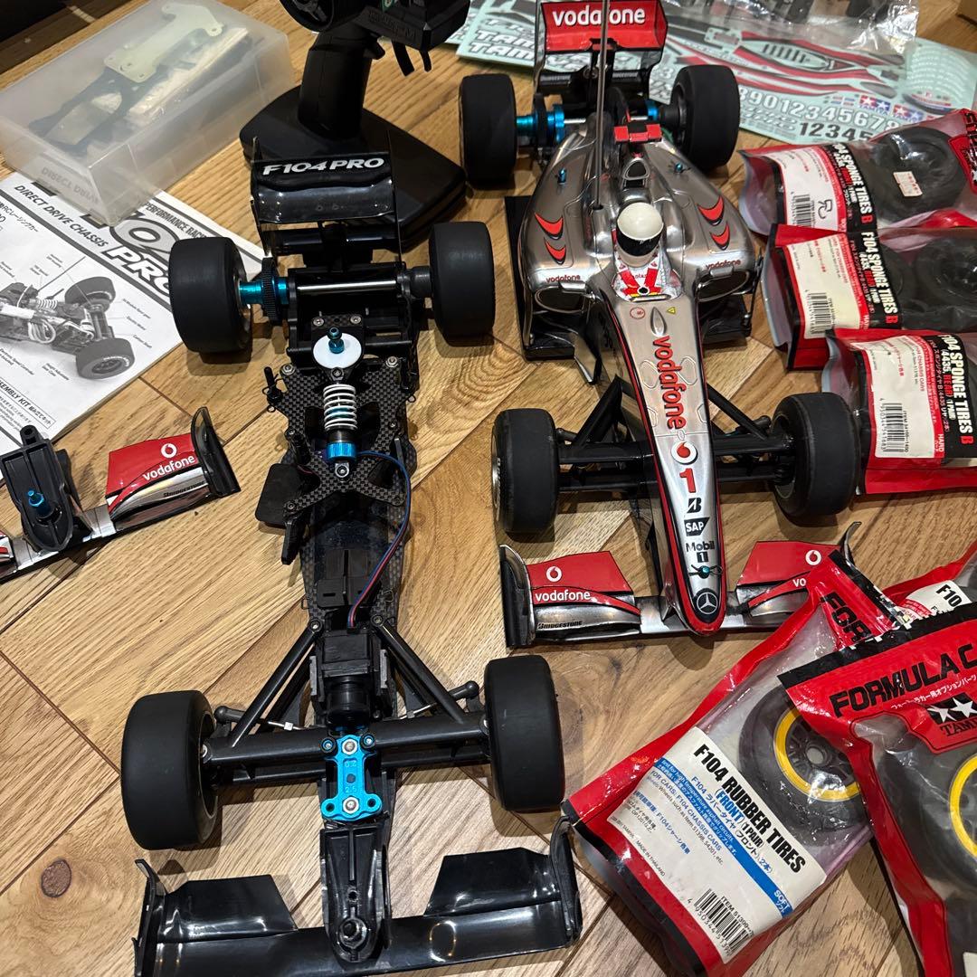 TAMIYA F104 PRO シャーシ フォーミュラチューンモーター付
