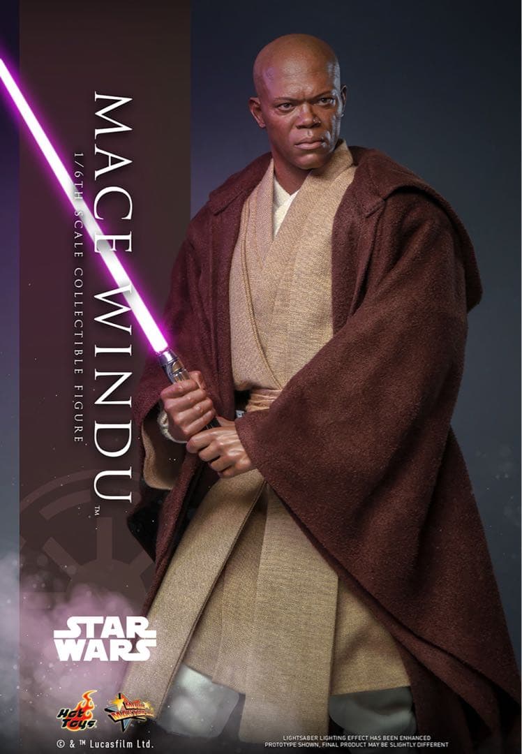 ホットトイズ　ムービー・マスターピース　スター・ウォーズ　メイス・ウィンドゥ