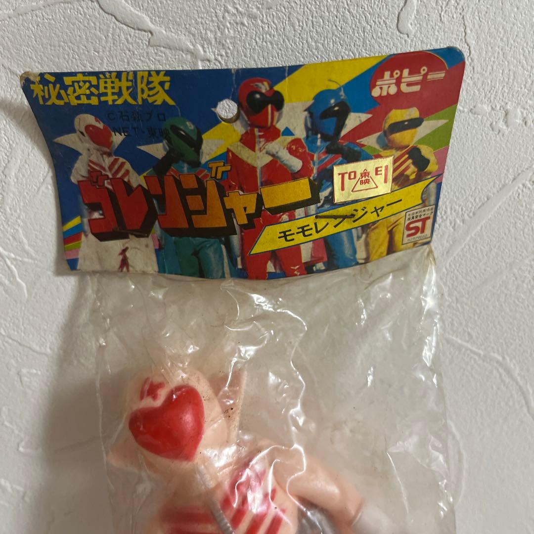 ⚠️貴重・デッドストック品　秘密戦隊ゴレンジャー　モモレンジャー　ミニソフビ