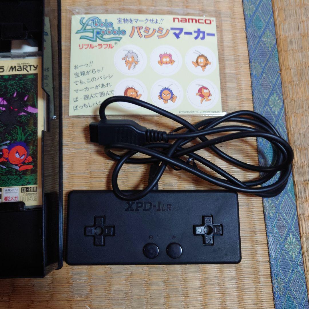 【美品】FMTOWNS対応ゲーム「リブルラブル 十字パッド付」 箱説NG付き