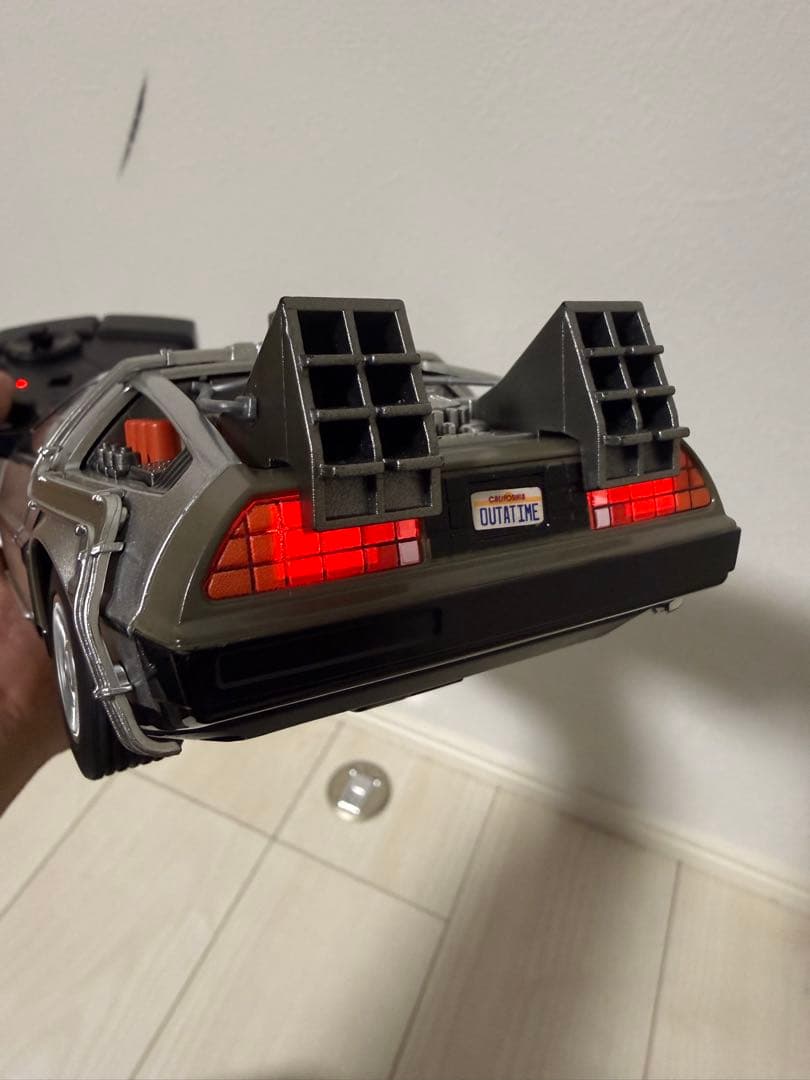 【超希少/美品】BTTF デロリアン ラジコン（本体約20cm）　※動作確認済み
