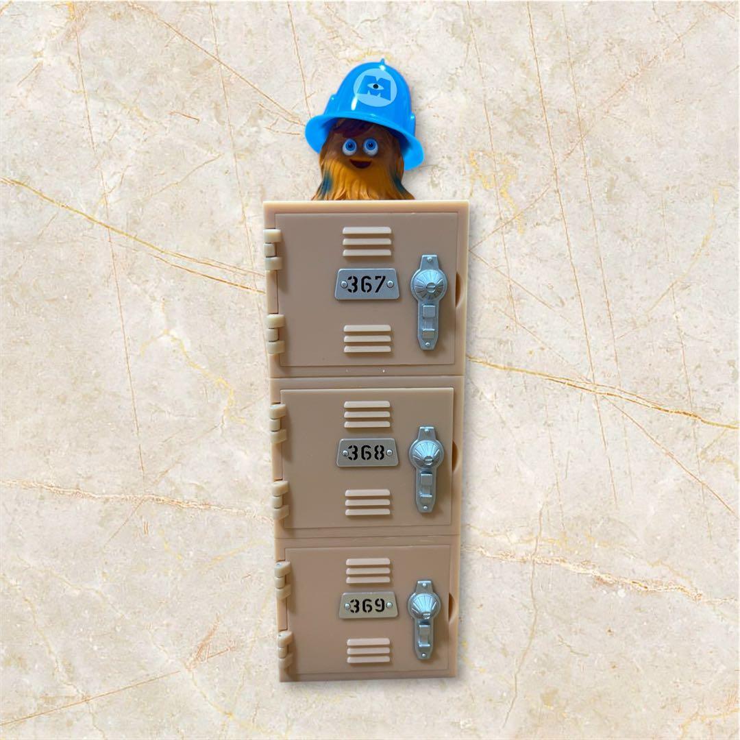 【レア】モンスターズインク ライド＆ゴーシーク 置物 ロッカー　フィギュア