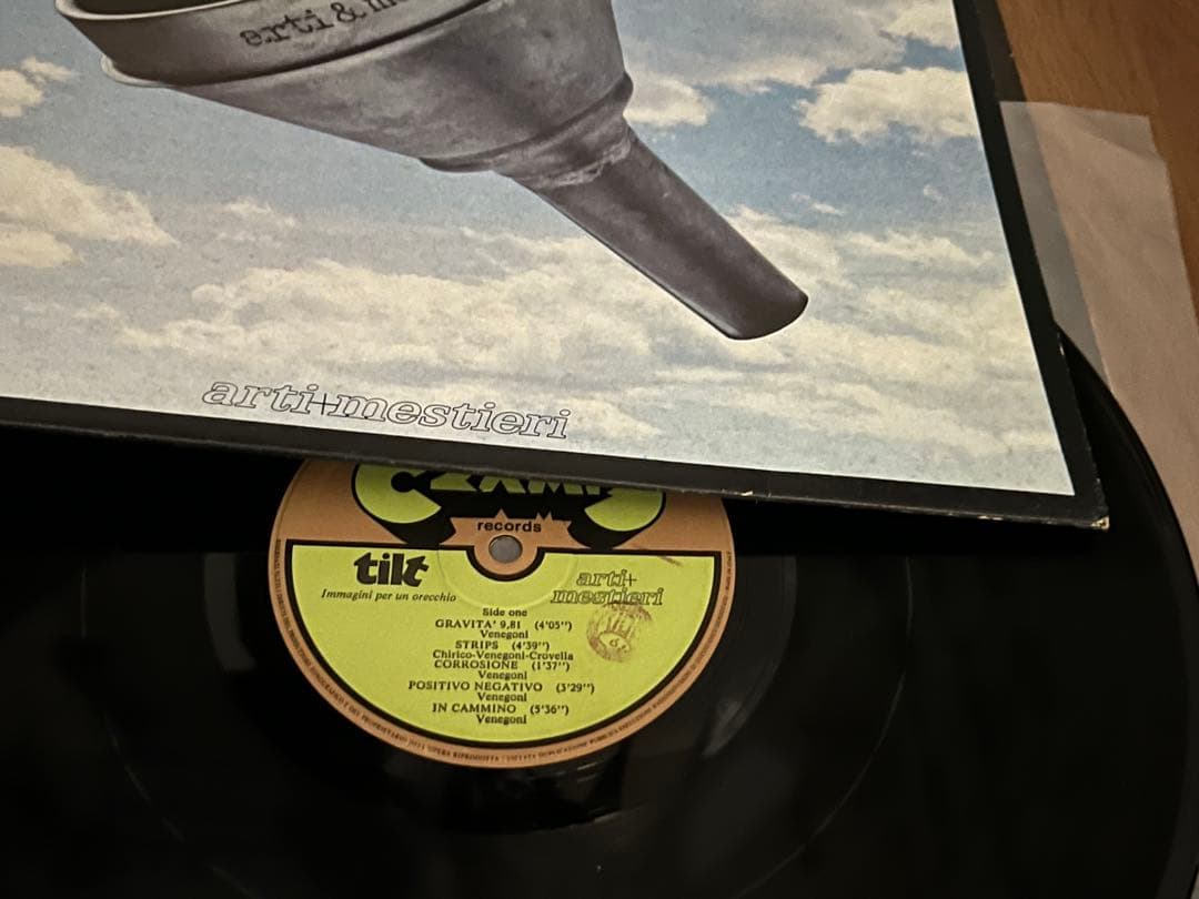 希少イタリア初期盤Arti+Mestieri アルティ・エ・メスティエリTilt