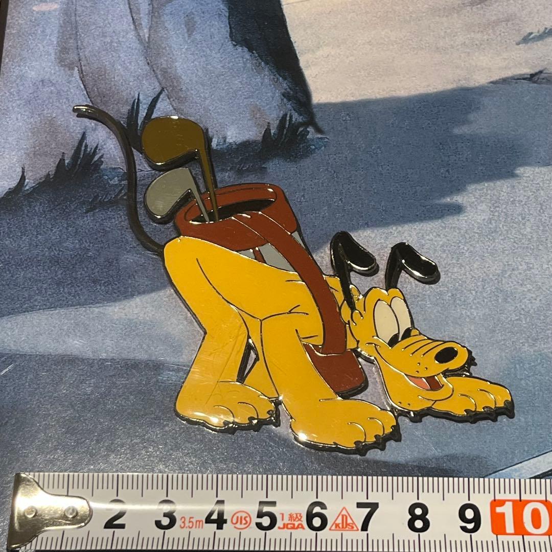 希少品 ミッキーのゴルフ Canine Caddy 60周年 セル画 ピンバッジ