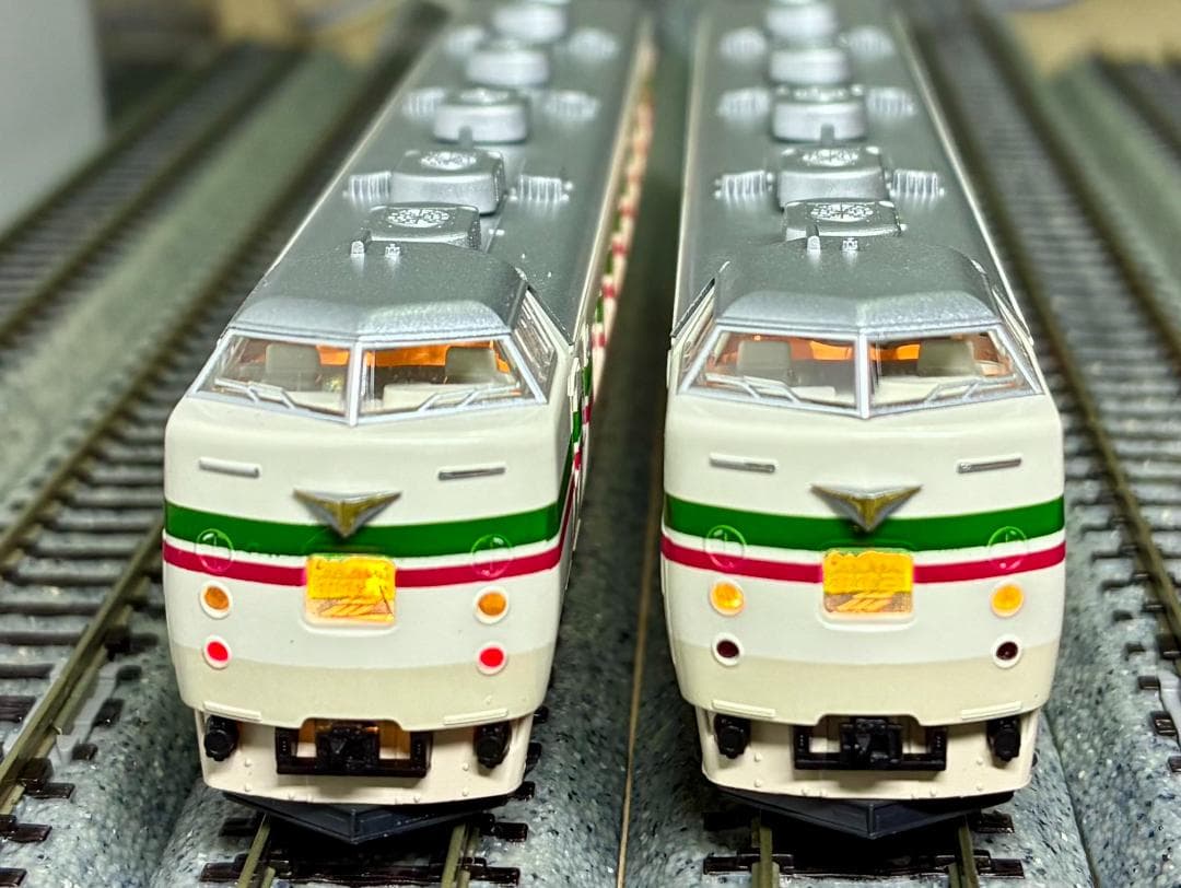 KATO『183系グレードアップあずさ フル編成(9両) 』室内灯装備車両セット