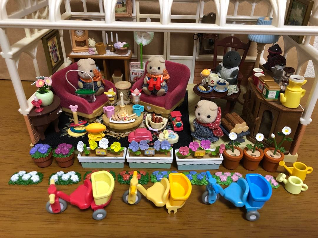 シルバニアファミリーガーデン 家具 小物まとめ売りセット