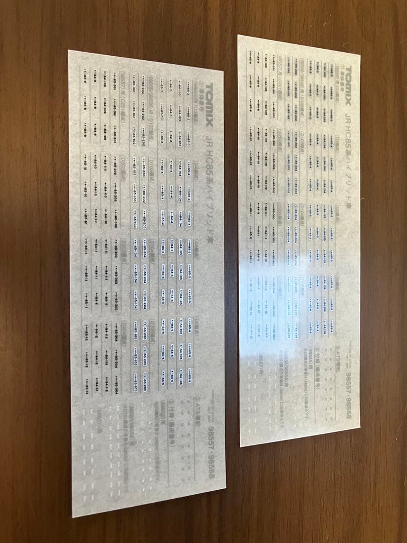 TOMIX HC85系ハイブリッド車　南紀セット＋増結セットB