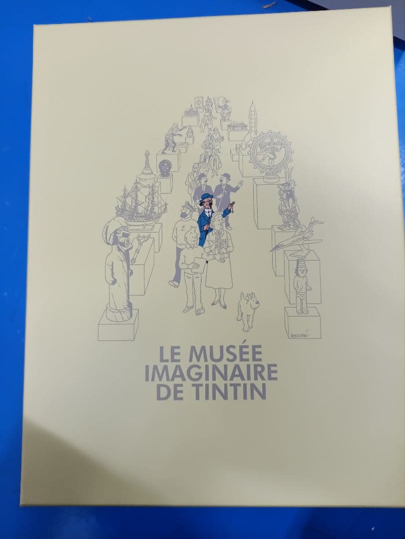 タンタン　ビーカー教授　レジン　空想の美術館コレクション　タンタンの冒険