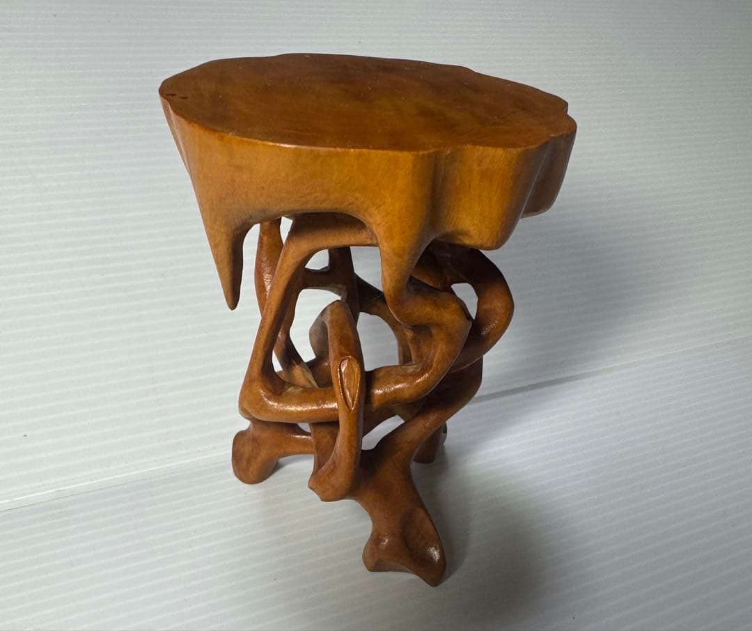 天然木 ミニ飾り台 花台 根木 置物台 盆栽 睡蓮鉢 小ぶり