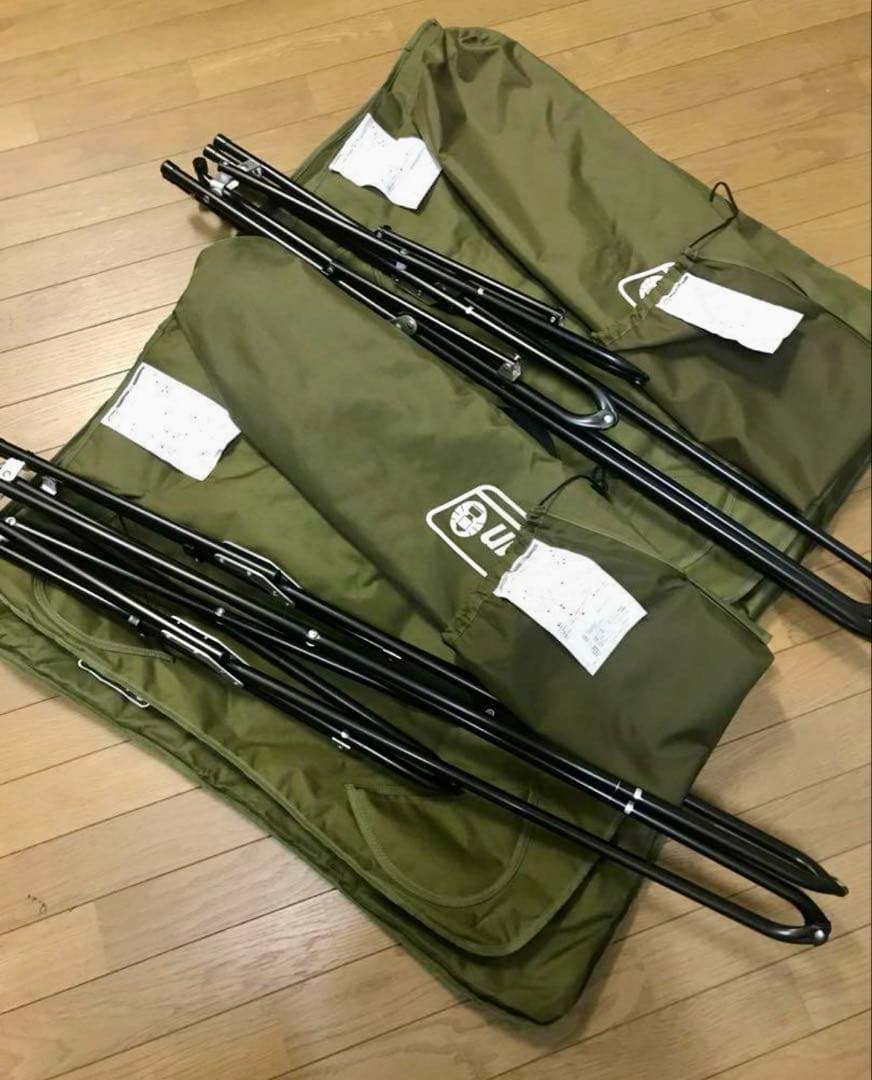 【美品】2脚セット Coleman チェア ソファチェア オリーブ