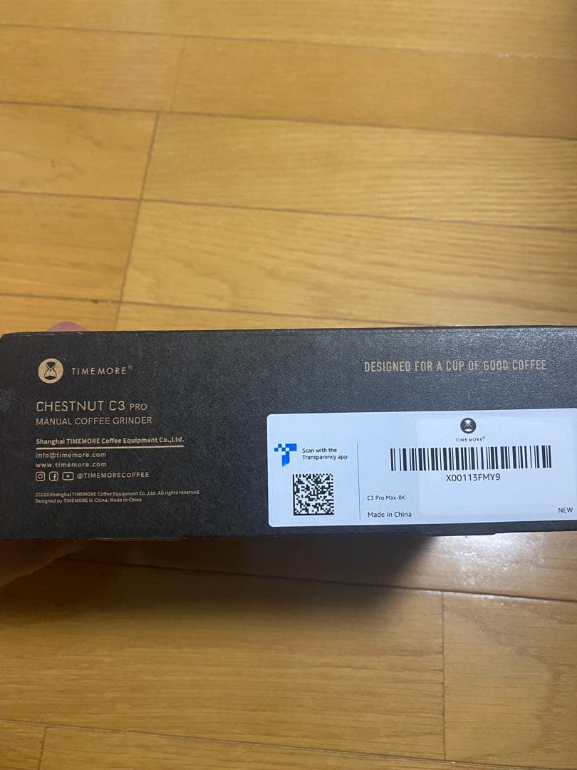 TIME MORE Chestnut C3 Pro 手動コーヒーグラインダー