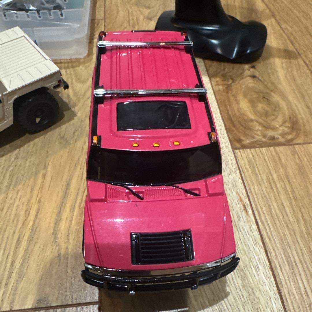 激レア　ミニッツ　HUMMER H1 サンドベージュ　送信機セット　おまけ付
