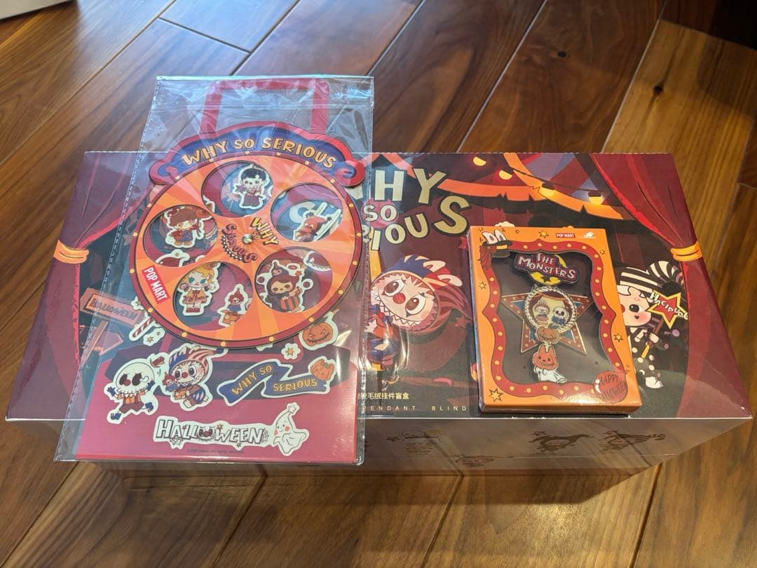 ラブブ WHY SO SERIOUS ぬいぐるみペンダント ノベルティ付