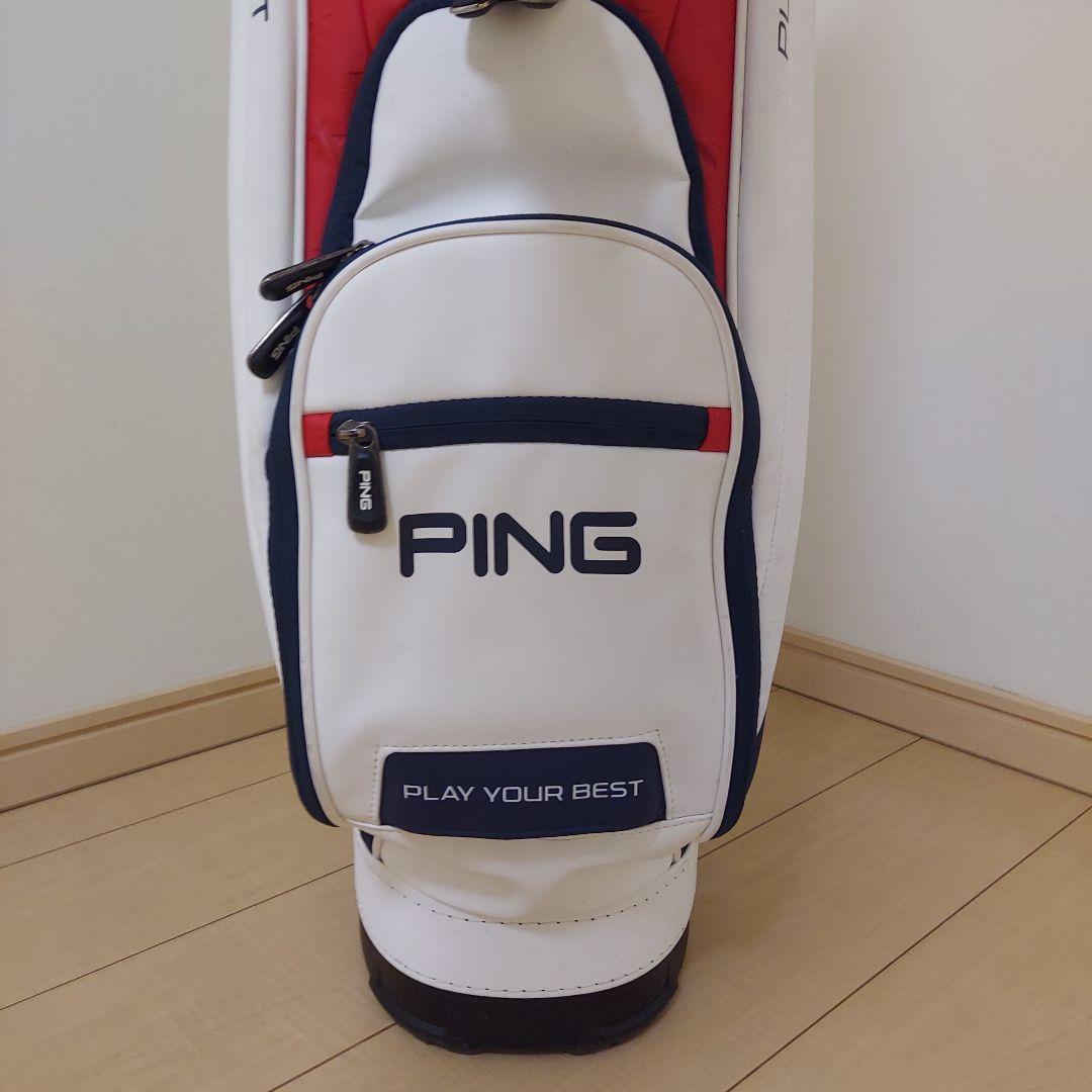 PING ピン キャディバッグ ★トリコロール