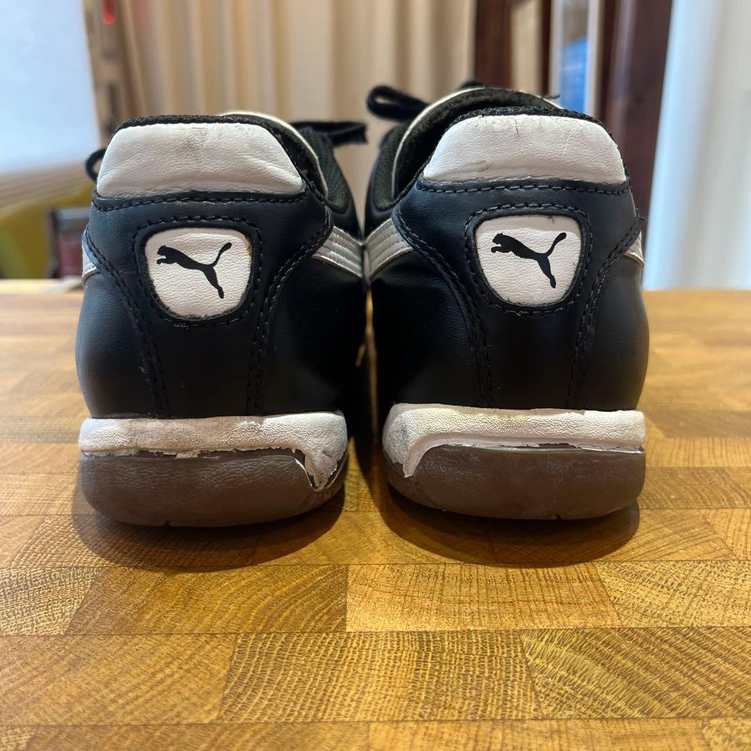 【週末セール中】PUMA メキシコ IT ブラック 24.5cm 室内用 中古