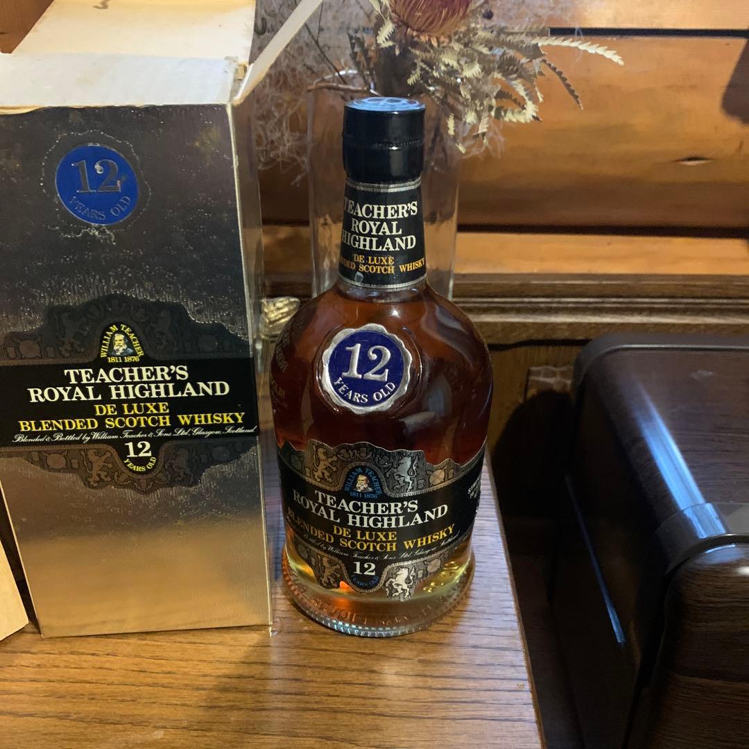 ティーチャーズ ロイヤル ハイランド 12年 750ml 43% 木箱・箱付き