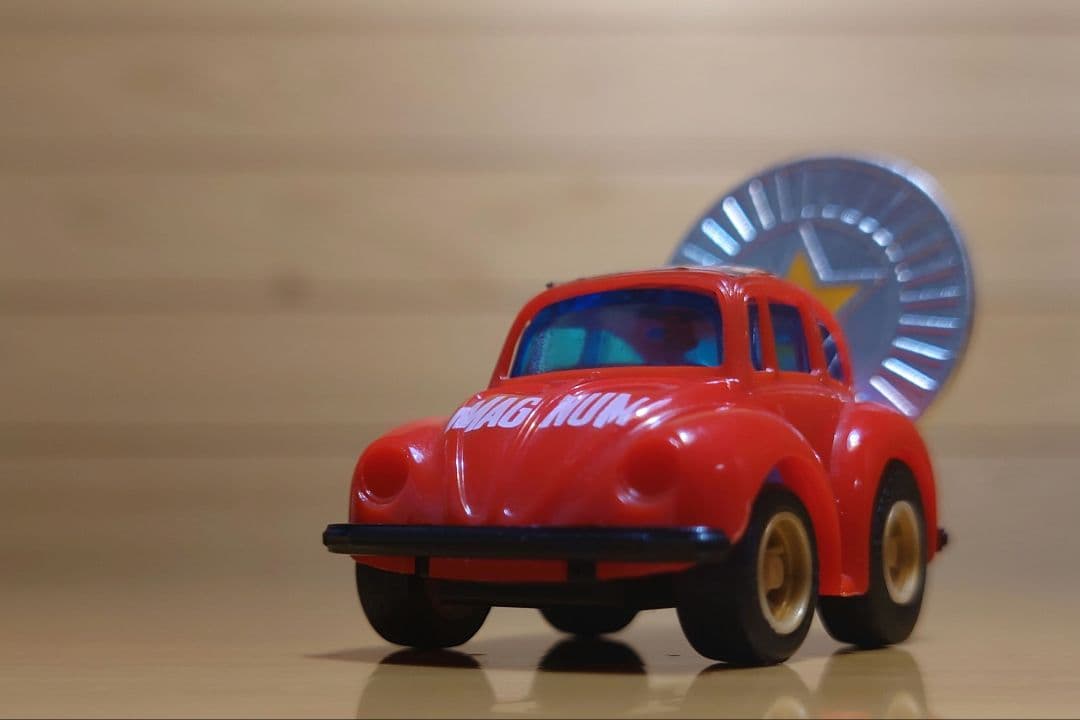 チョロＱタカラ ゼロヨンQ太マグナム号(屋根シール付)＆特製中古品セット