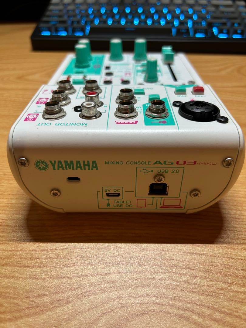 YAMAHA AG03 初音ミクデザイン オーディオインターフェイス