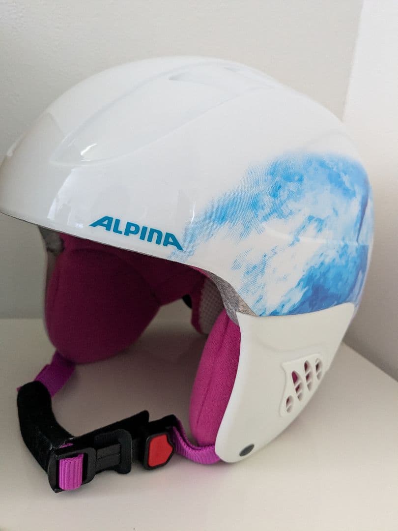 美品　ALPINA　ジュニア スキーヘルメット　54〜58cm